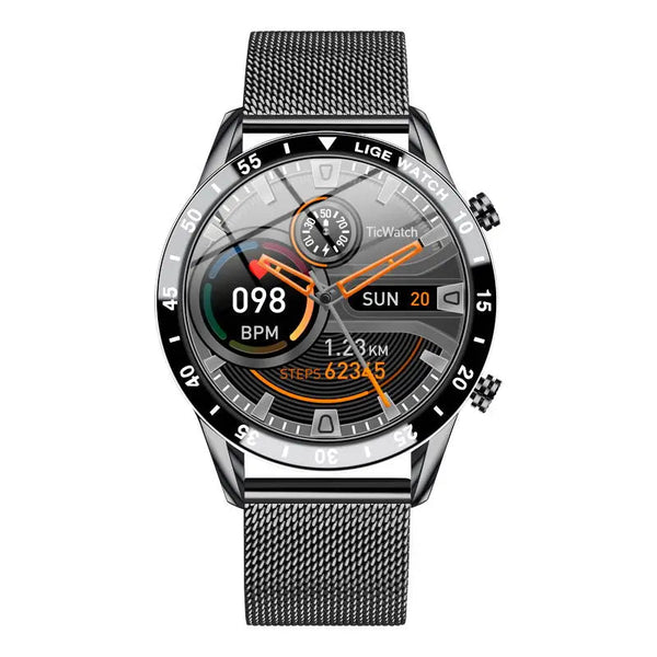 Touch Screen Stainless Steel Smart Watch