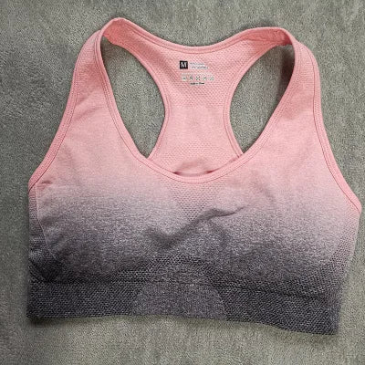 Ombre Colour Compression Workout Top