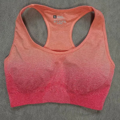 Ombre Colour Compression Workout Top