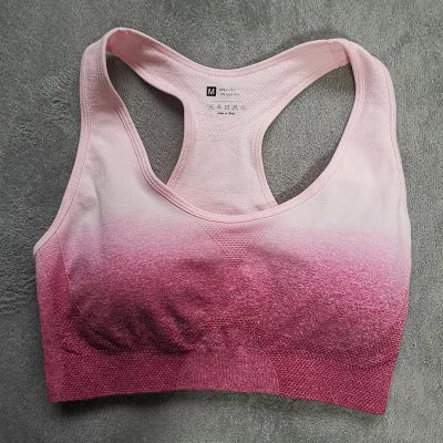 Ombre Colour Compression Workout Top