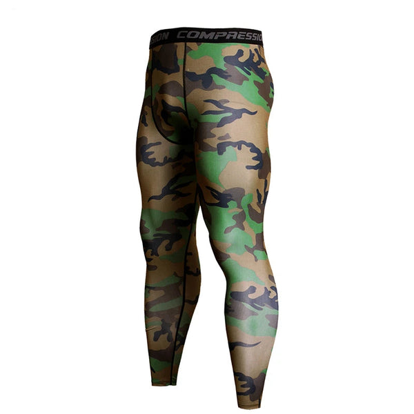 Camo Compression Jogging Tights