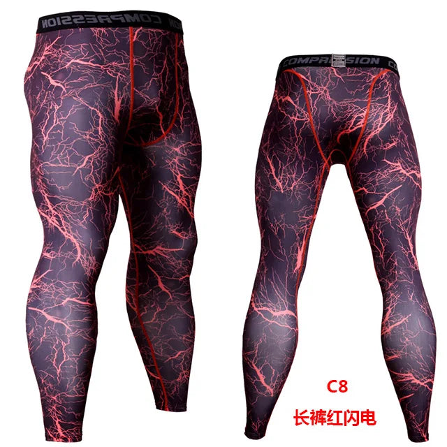 Camo Compression Jogging Tights