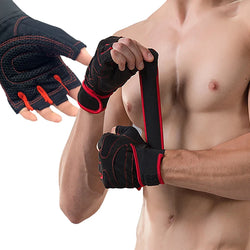 Anti Skid Crossfit Gloves with Belt