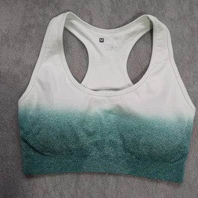 Ombre Colour Compression Workout Top