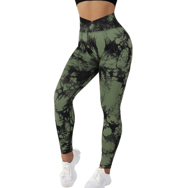 Breathable Seamless Tie Dye Leggings