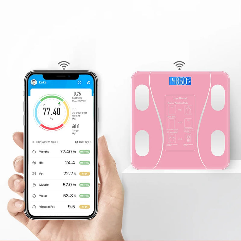 Bluetooth Smart Body Fat Digital Scale