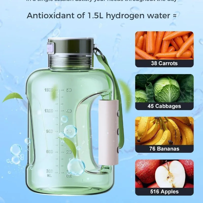 Portable Hydrogen Water Bottle 1.5L