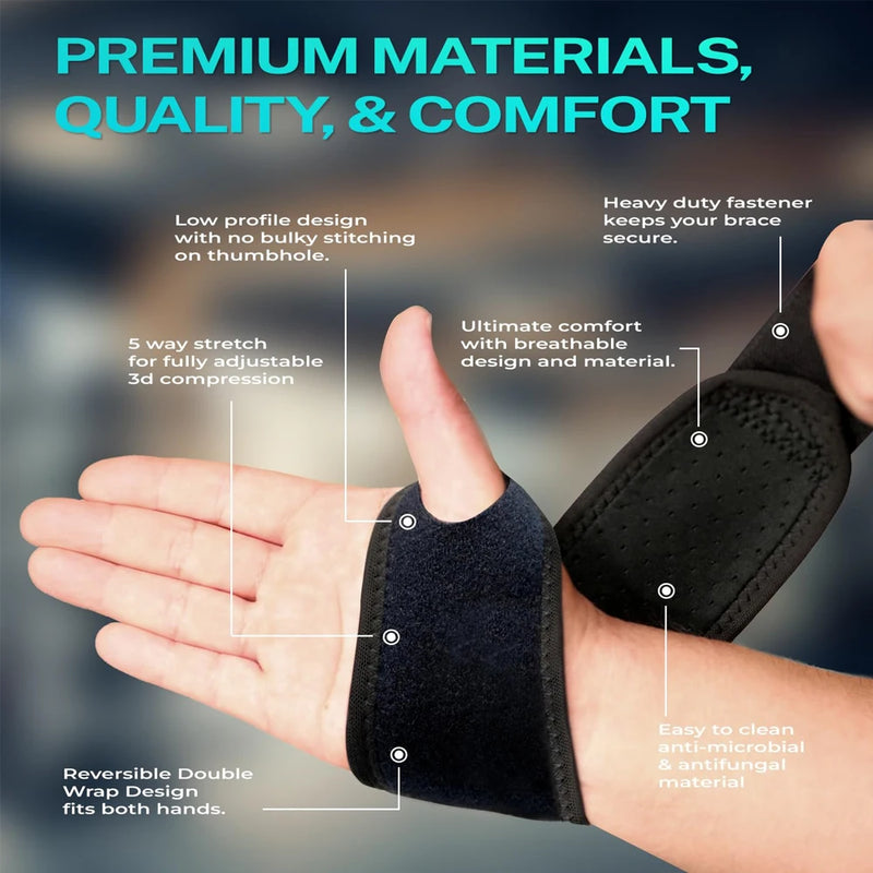 Ultra Thin Wrist Wraps