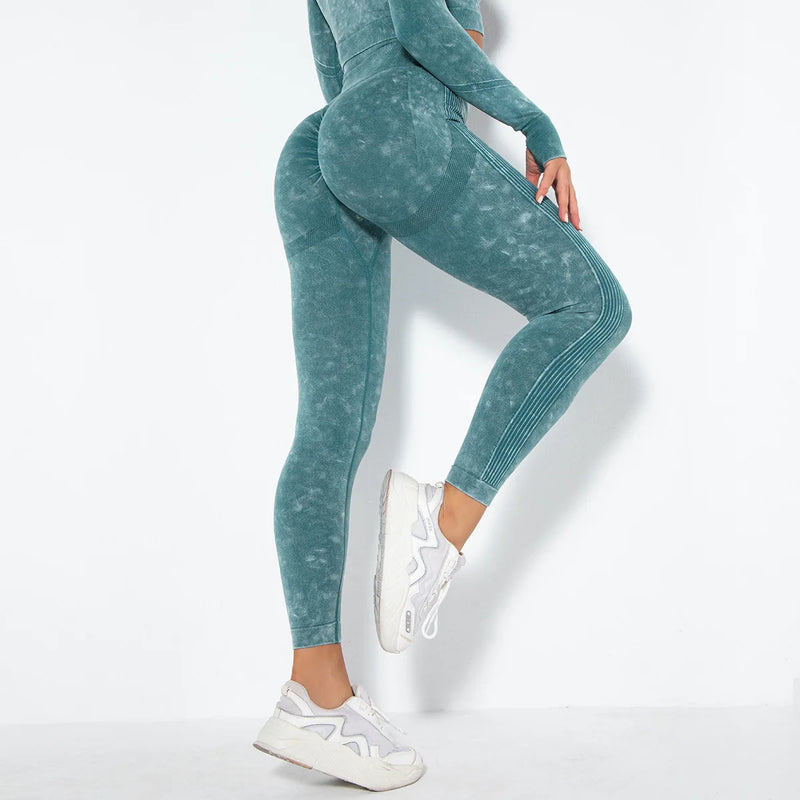 Soft Velvet Seamless Fitness Leggings