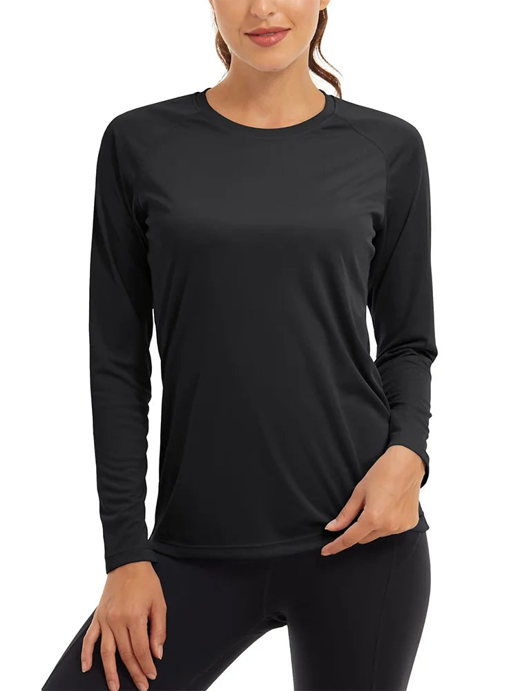 Quick Dry Women's UPF 50+ Long Sleeve T-Shirts